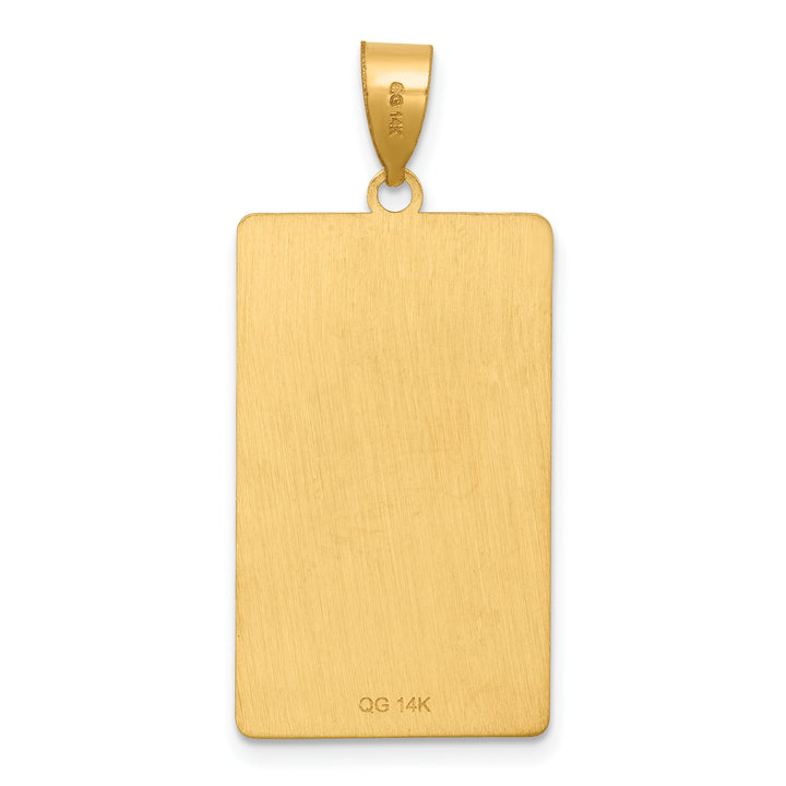 14kt Yellow Gold The Star Tarot Card Pendant