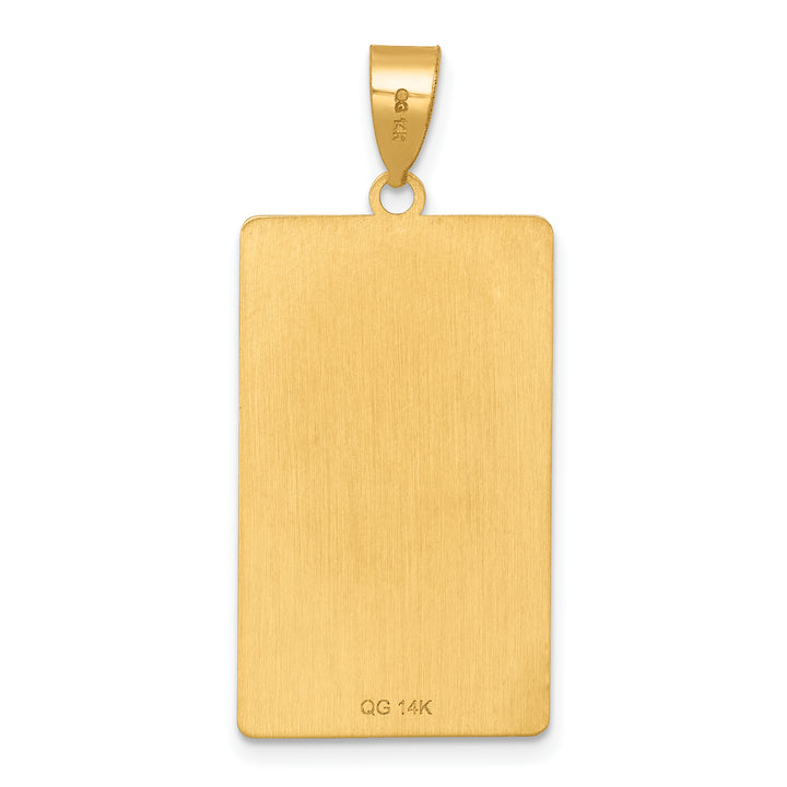 14kt Yellow Gold Judgement Tarot Card Pendant