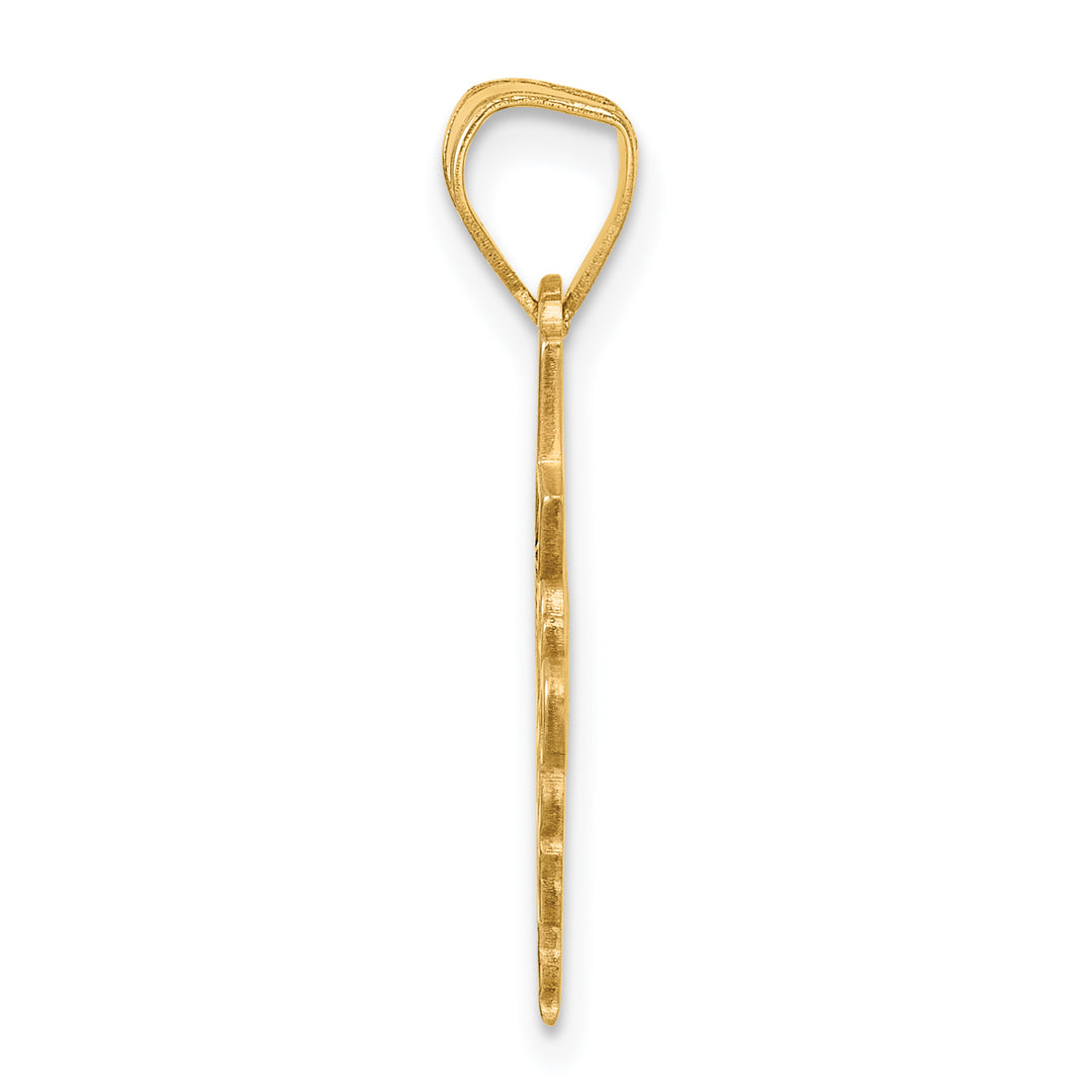 14K Gold Graduation Cap Slanted Diploma 2025 Charm
