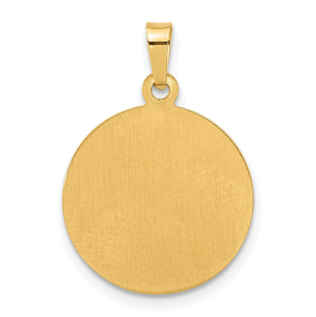 14K Yellow Gold Hollow Buddha Charm Pendant