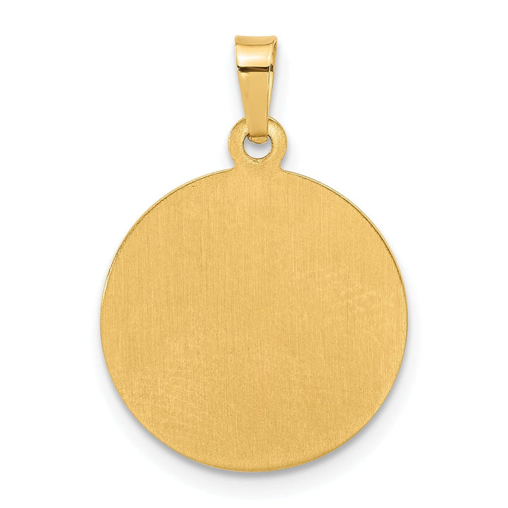 14K Yellow Gold Hollow Buddha Charm Pendant