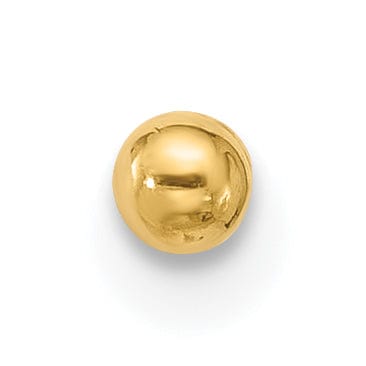 Lovely Rita's Body Jewelry 14k 16 Gauge Polished 2.5mm Ball Bar Labret Stud