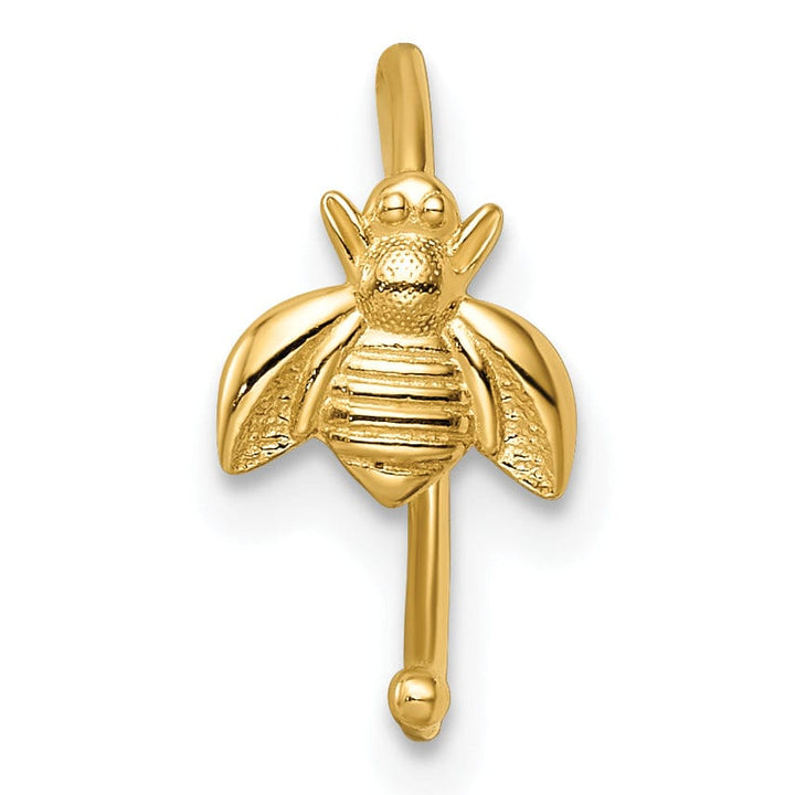 Lovely Rita's Body Jewelry 14k 18 Gauge Bumble Bee Nose Ring / Ear Cuff