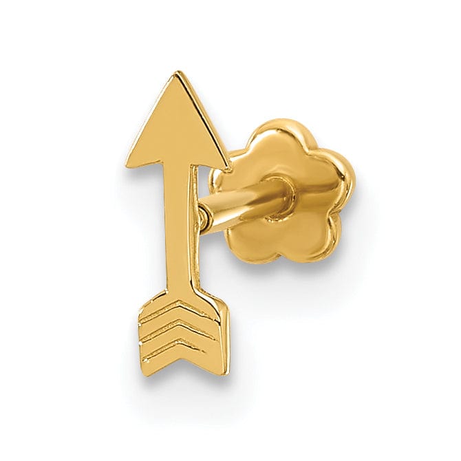 Lovely Rita's Body Jewelry 14K 18 Gauge Polished Arrow Cartilage