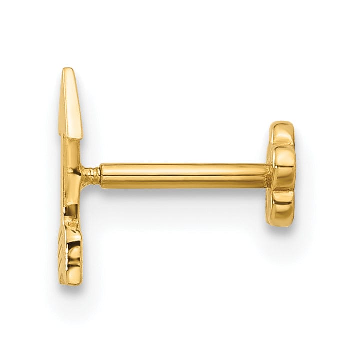 Lovely Rita's Body Jewelry 14K 18 Gauge Polished Arrow Cartilage