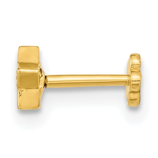 Lovely Rita's Body Jewelry 14K 18 Gauge Star and CZ Cartilage