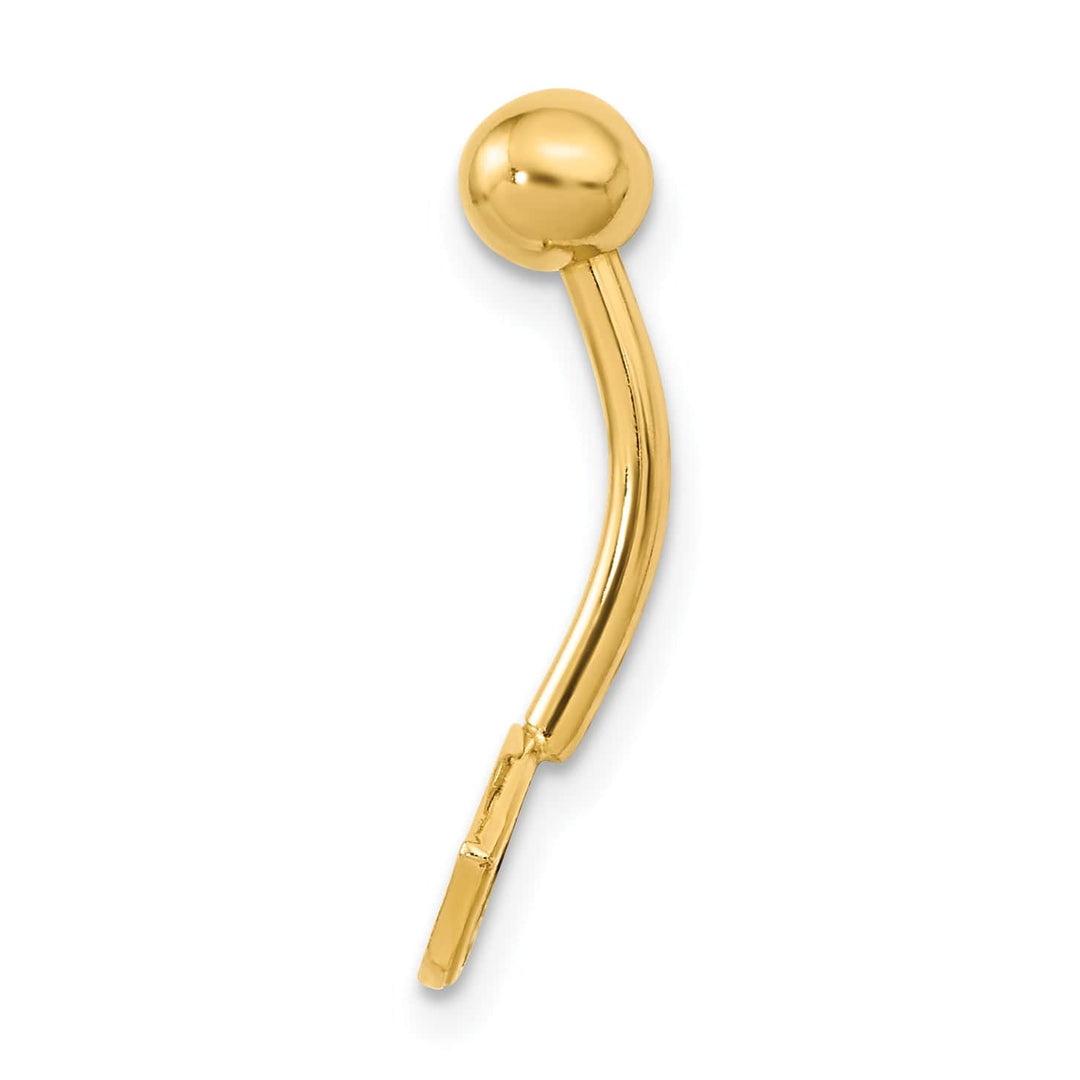 Lovely Rita's Body Jewelry 14k Gauge Eye CZ Belly/Navel Ring Body Jewelry