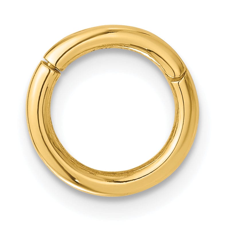 Lovely Rita's Body Jewelry 14K Yellow Gold  14 Gauge Hinged Hoop Cartilage Body Jewelry