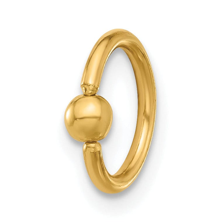 Lovely Rita's Body Jewelry 14K Yellow Gold 16 Gauge Polished Septum Cartilage Ring