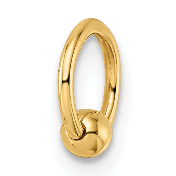 Lovely Rita's Body Jewelry 14k Yellow Gold 18 Gauge Cartilage Hoop