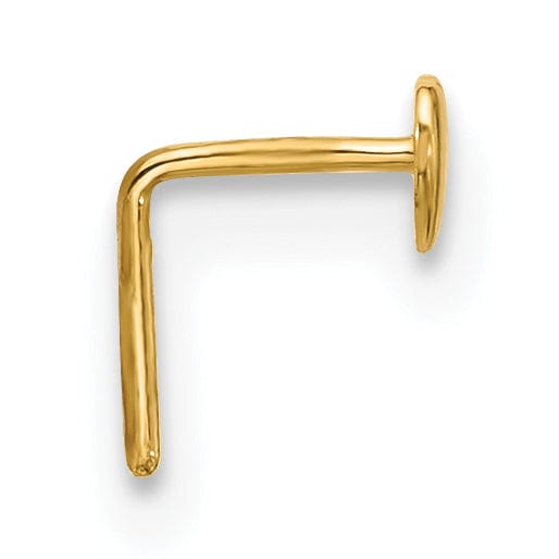 Lovely Rita's Body Jewelry 14k Yellow Gold  22 Gauge Heart Nose Stud