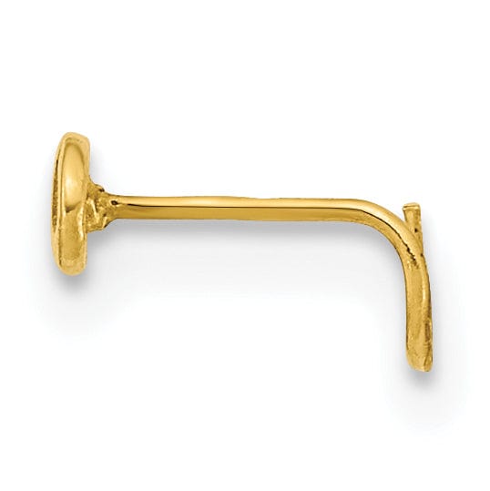 Lovely Rita's Body Jewelry 14k Yellow Gold  22 Gauge Infinity Nose Ring