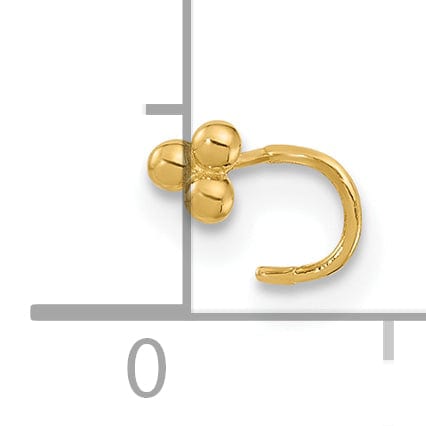Lovely Rita's Body Jewelry 14k Yellow Gold  22 Gauge Polished Nose Ring