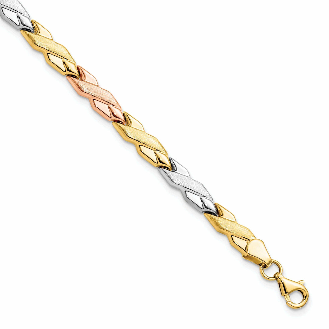 Lovely Rita's Bracelets 10k Tri Color Gold Gold Bracelet