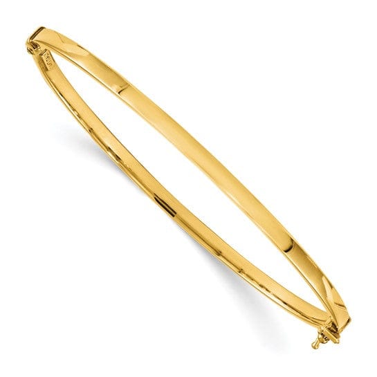 Lovely Rita's Bracelets 14K Yellow Gold Polished Hinged Bangle