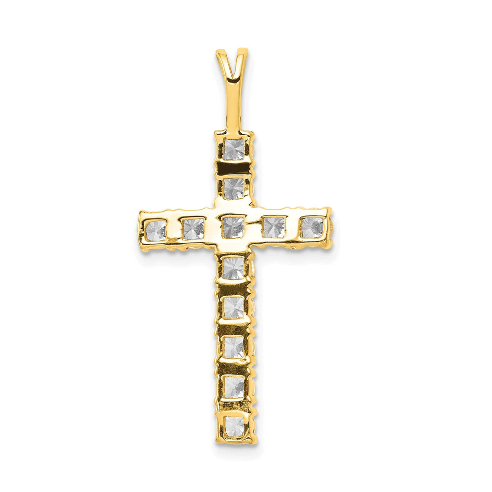 Lovely Rita's Charms & Pendants 14k 1.25 CT I1 Diamond Intricate Latin Cross Design Pendant