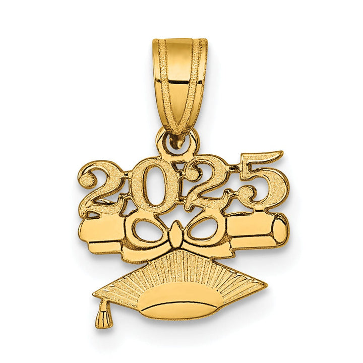 Lovely Rita's Charms & Pendants 14K Graduation Cap and Diploma 2025 Charm