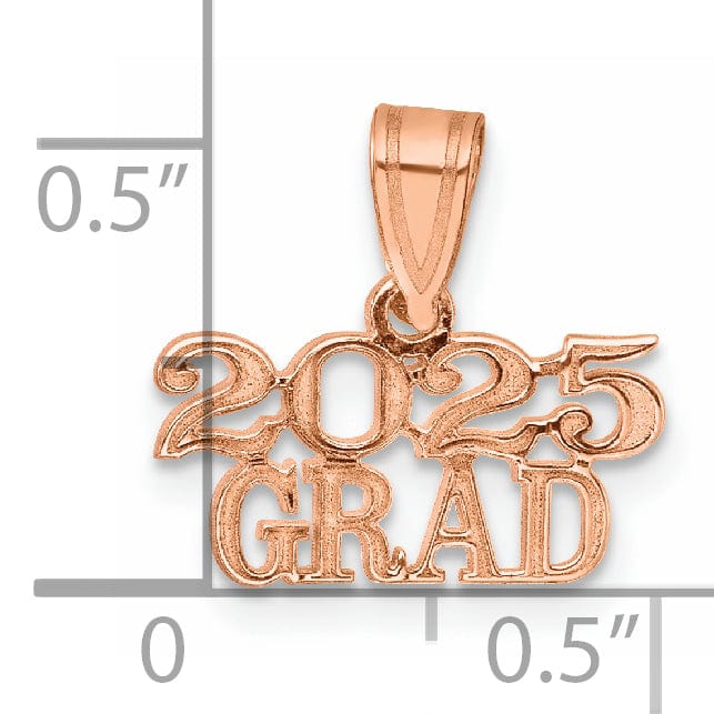 Lovely Rita's Charms & Pendants 14K Rose Gold Polished Finish 2025 GRAD Charm
