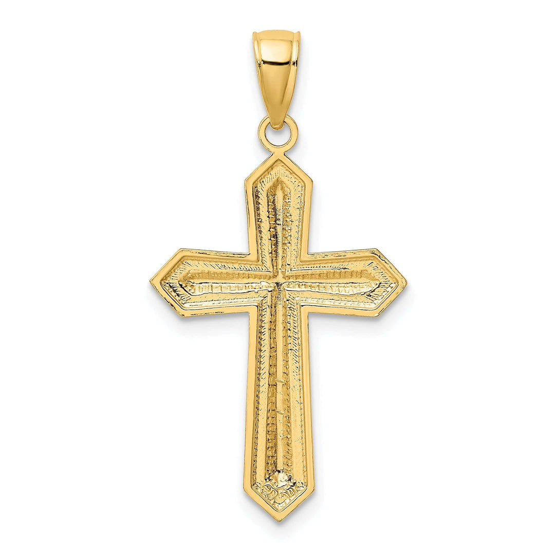 Lovely Rita's Charms & Pendants 14K Two-Tone Gold Classic Center D.C Passion Cross Pendant
