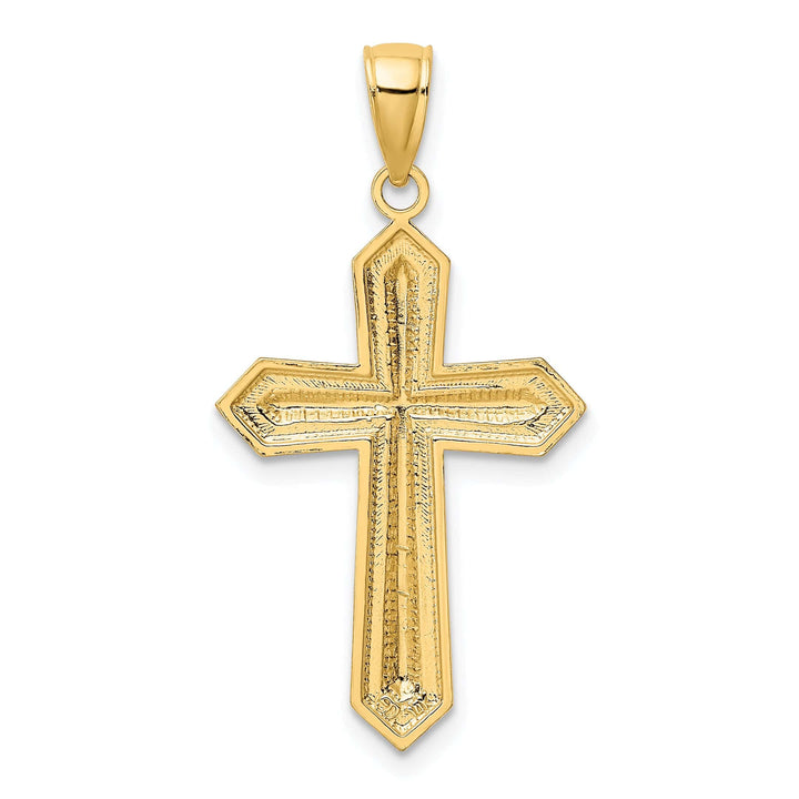 Lovely Rita's Charms & Pendants 14K Two-Tone Gold Classic Center D.C Passion Cross Pendant