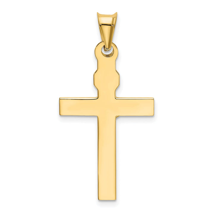 Lovely Rita's Charms & Pendants 14K Two-Tone Gold Dainty INRI Cross Pendant