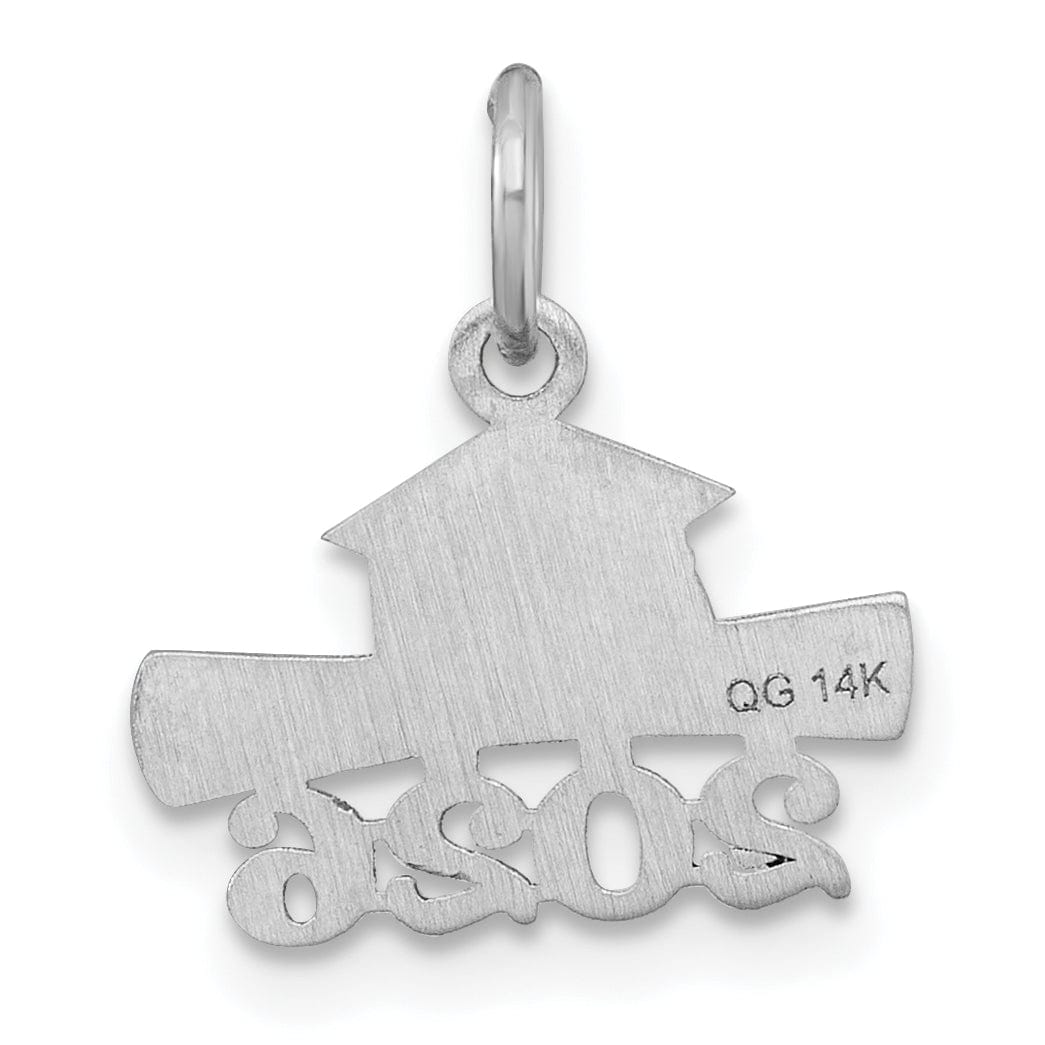 Lovely Rita's Charms & Pendants 14K White Gold 2026 Graduation Cap Diploma Charm