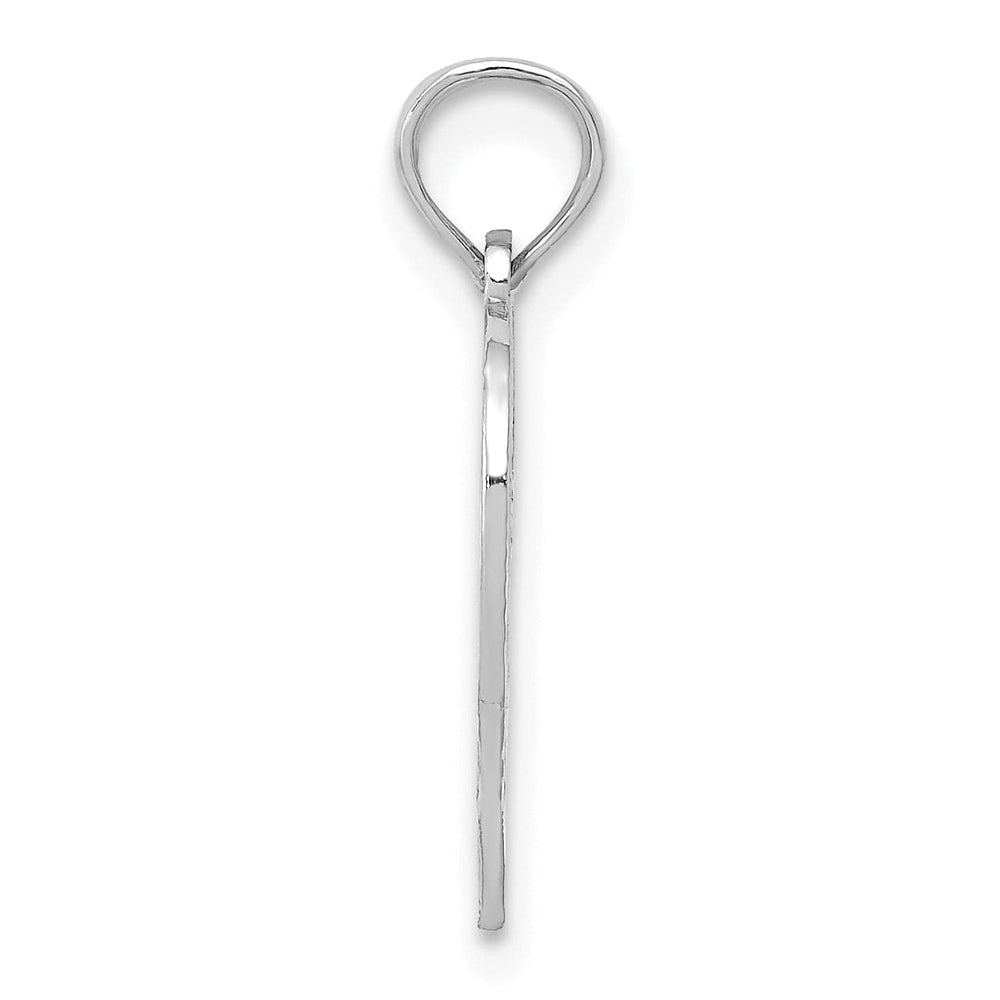 Lovely Rita's Charms & Pendants 14k White Gold #50 Heart Cut-out Design Pendant