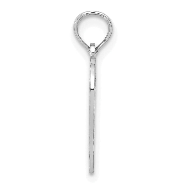 Lovely Rita's Charms & Pendants 14k White Gold #50 Heart Cut-out Design Pendant