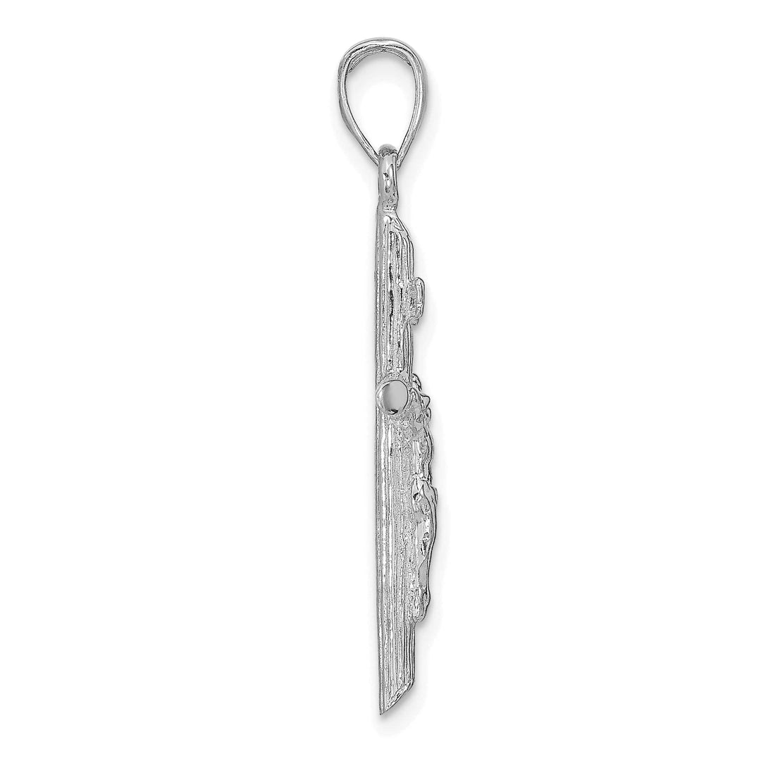 Lovely Rita's Charms & Pendants 14K White Gold Classic INRI Cross Pendant
