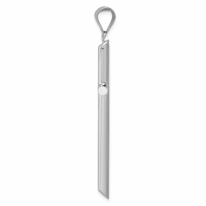 Lovely Rita's Charms & Pendants 14K White Gold Classic Large Polished Hollow Latin Cross Pendant