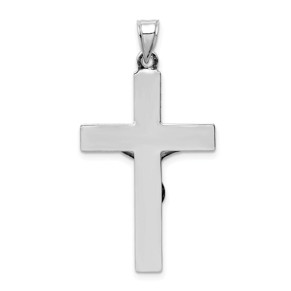 Lovely Rita's Charms & Pendants 14K White Gold Classic Polished Crucifix Cross Pendant