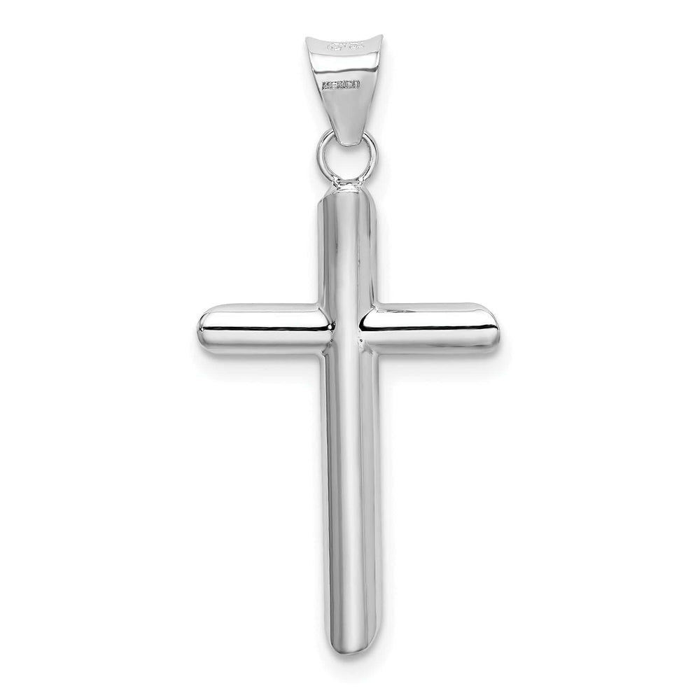 Lovely Rita's Charms & Pendants 14K White Gold Classic Polished Hollow Latin Cross Pendant