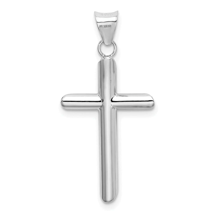 Lovely Rita's Charms & Pendants 14K White Gold Classic Polished Hollow Latin Cross Pendant