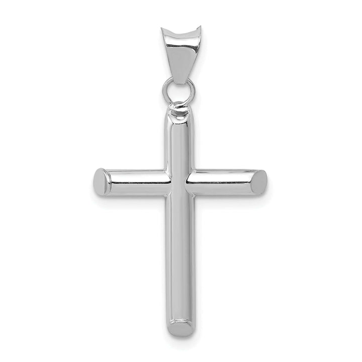 Lovely Rita's Charms & Pendants 14K White Gold Classic Polished Hollow Latin Cross Pendant