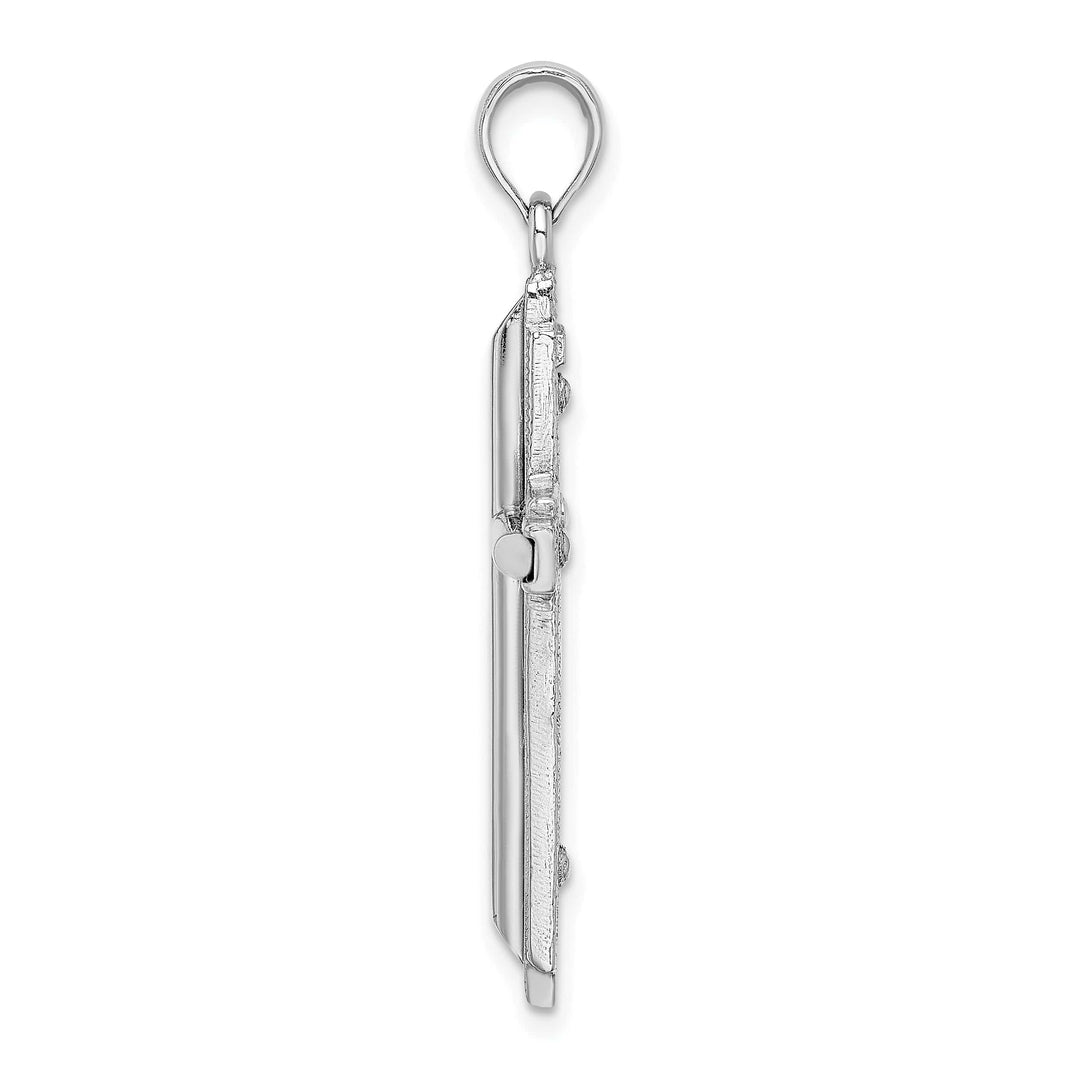 Lovely Rita's Charms & Pendants 14K White Gold Classic Polished Latin Cross Pendant