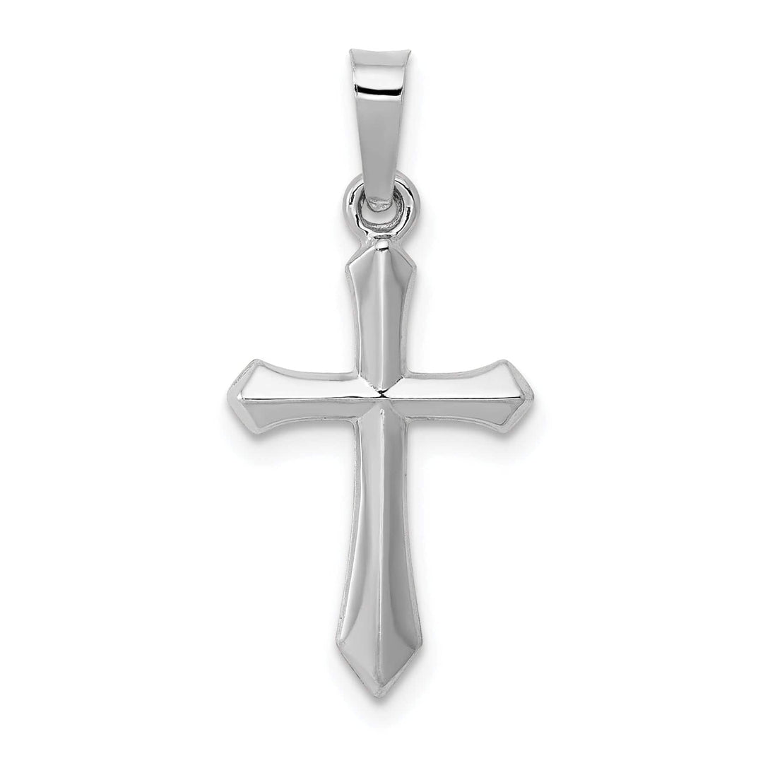Lovely Rita's Charms & Pendants 14K White Gold Classic Polished Passion Cross Pendant