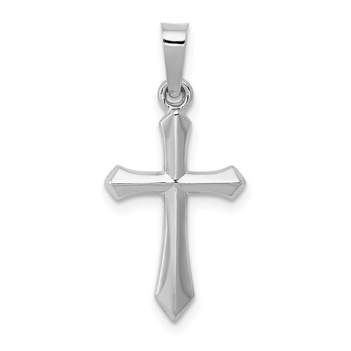 Lovely Rita's Charms & Pendants 14K White Gold Classic Polished Passion Cross Pendant