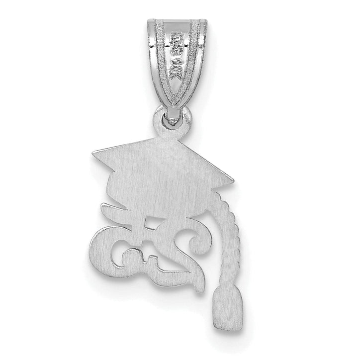 Lovely Rita's Charms & Pendants 14K White Gold Graduation Cap 25 Tassel Charm
