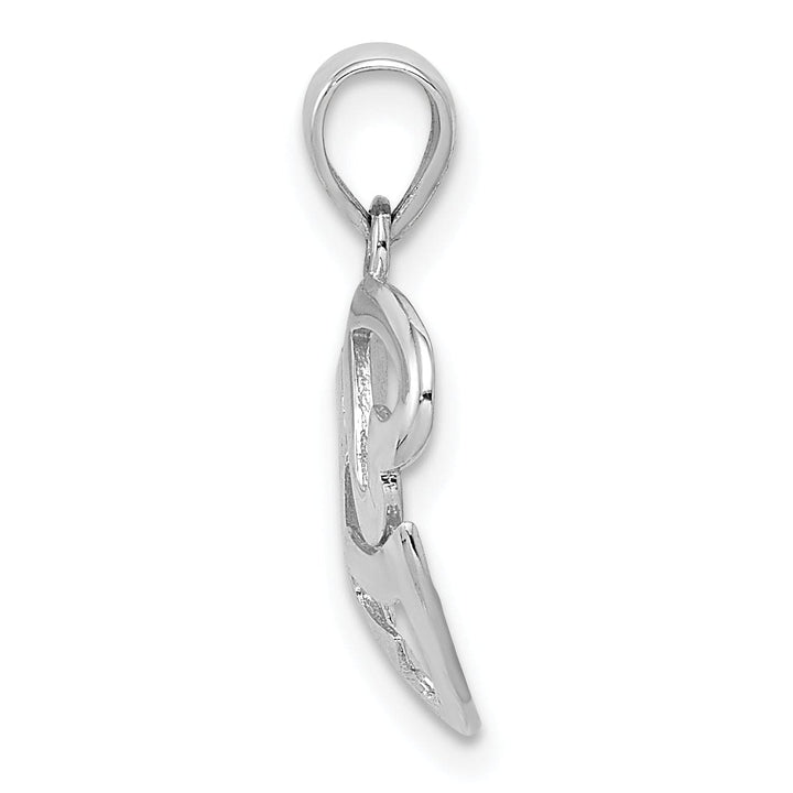 Lovely Rita's Charms & Pendants 14k White Gold Polished Cut-out 3-Heart Pendant