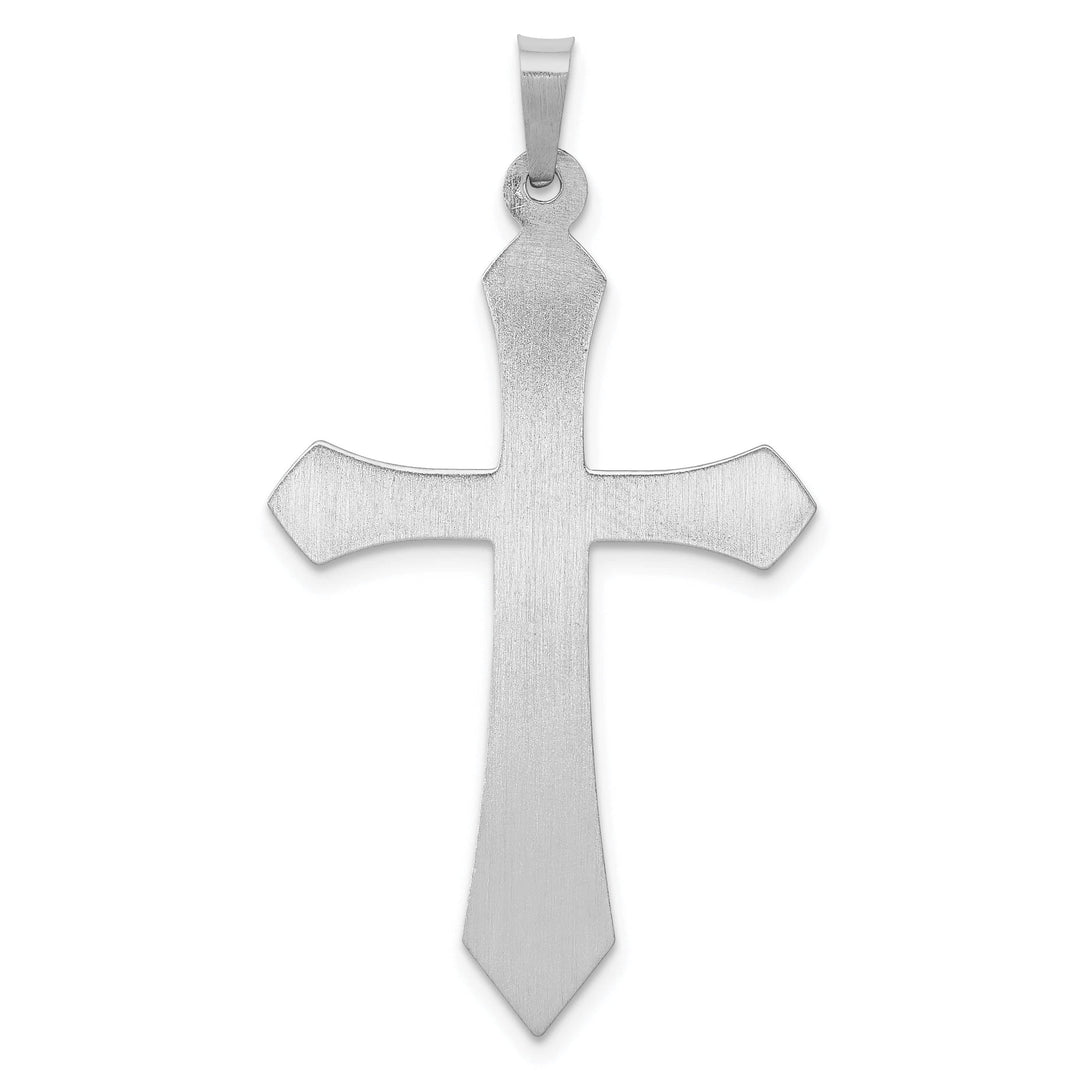 Lovely Rita's Charms & Pendants 14K White Gold Refined Polished Passion Cross Pendant