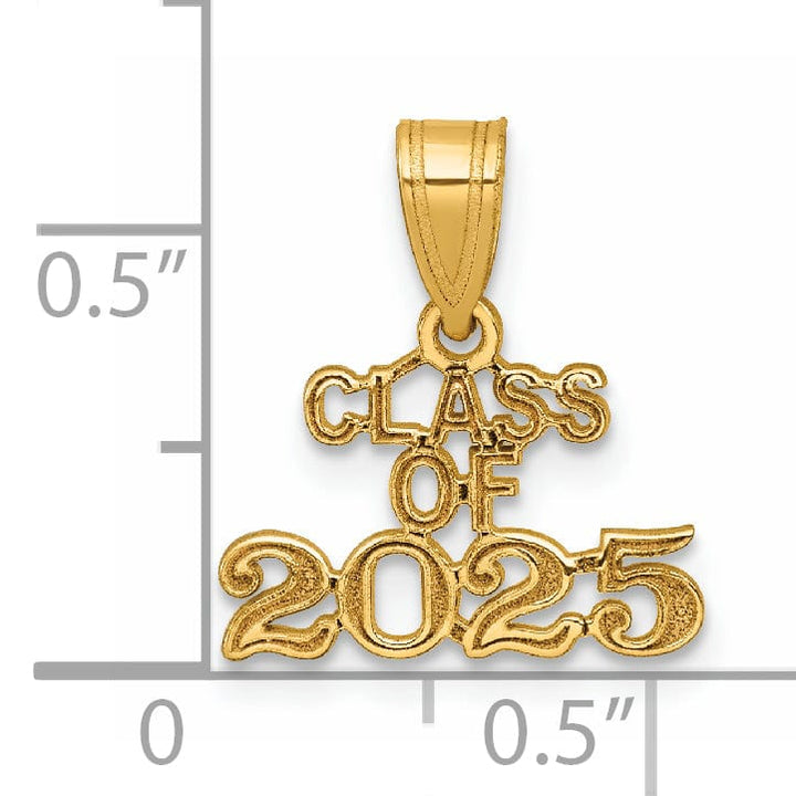 Lovely Rita's Charms & Pendants 14k Yellow Gold Block CLASS OF 2025 Charm