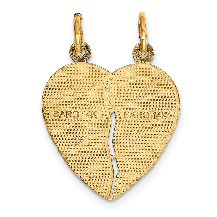 Lovely Rita's Charms & Pendants 14k Yellow Gold Break-apart FROM MY HEART DIRECT TO YOURS Charm