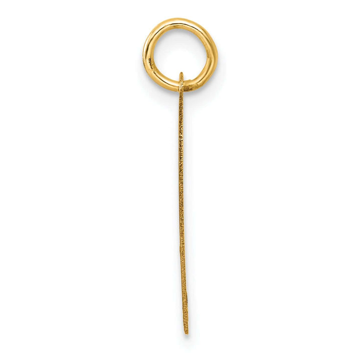 Lovely Rita's Charms & Pendants 14K Yellow Gold CLASS OF 2025 Cut-Out Heart Design Charm