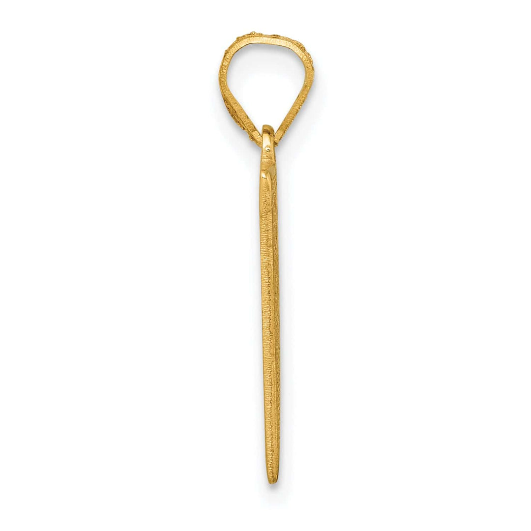 Lovely Rita's Charms & Pendants 14K Yellow Gold Class Of 2025 Rally Flag Graduation Charm
