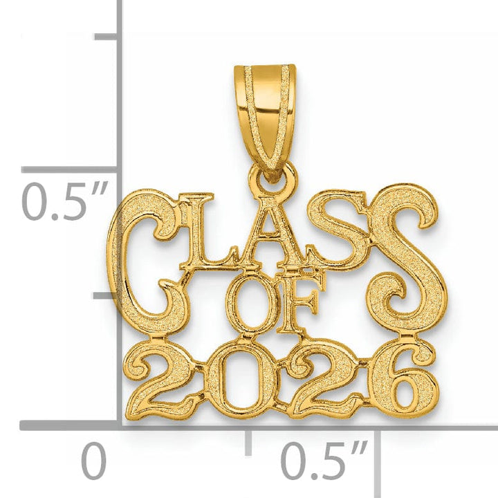 Lovely Rita's Charms & Pendants 14k Yellow Gold CLASS OF 2026 Charm