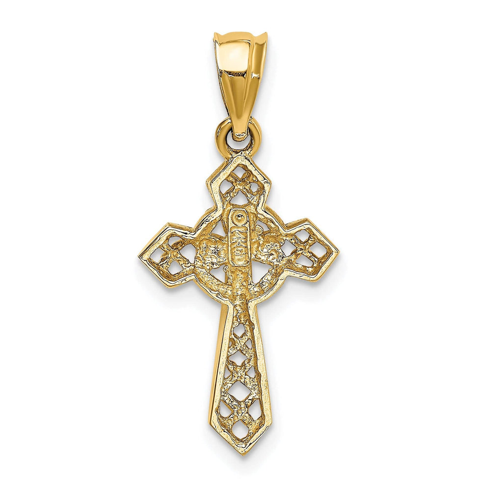 Lovely Rita's Charms & Pendants 14K Yellow Gold Classic Celtic Cross Pendant