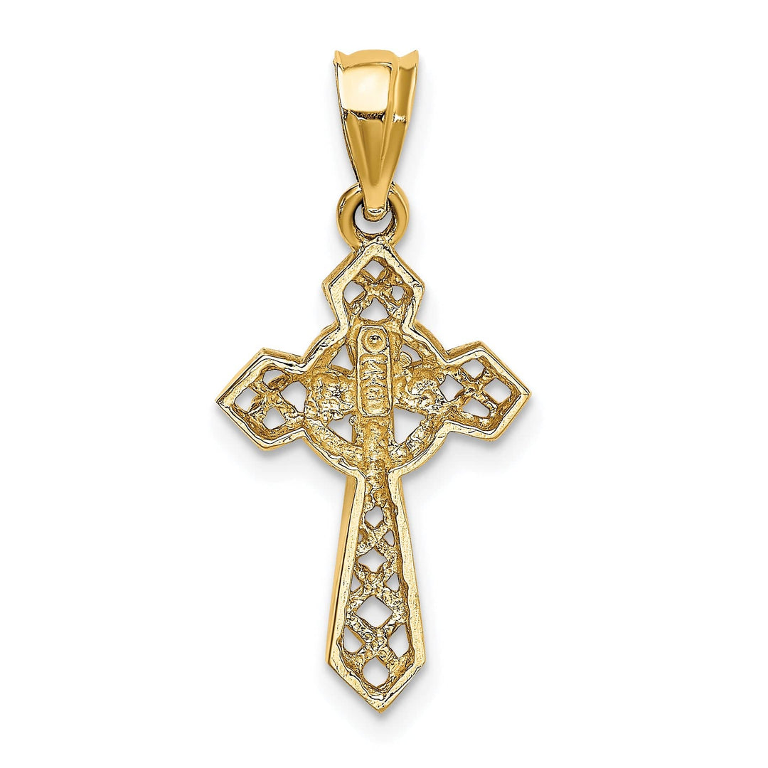 Lovely Rita's Charms & Pendants 14K Yellow Gold Classic Celtic Cross Pendant