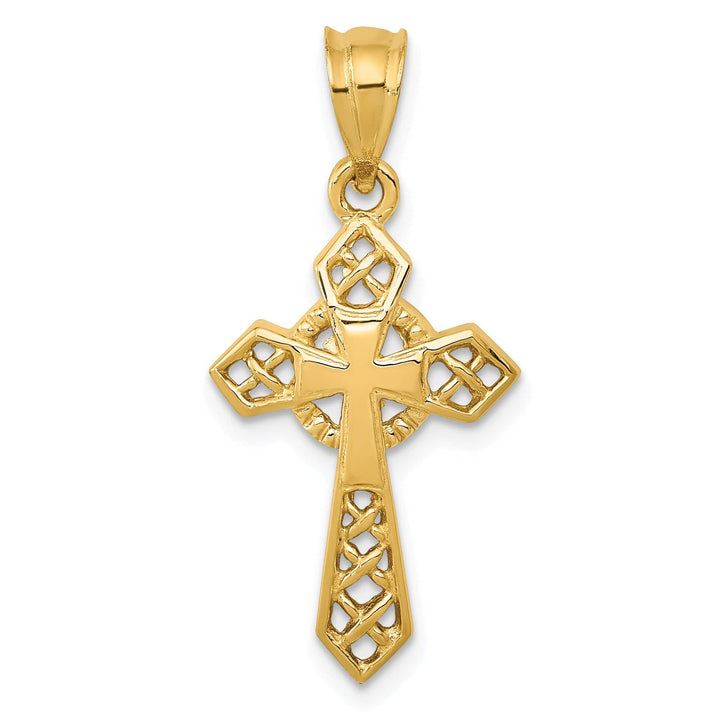 Lovely Rita's Charms & Pendants 14K Yellow Gold Classic Celtic Cross Pendant