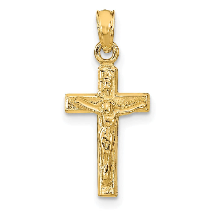 Lovely Rita's Charms & Pendants 14K Yellow Gold Classic Crucifix Cross Pendant
