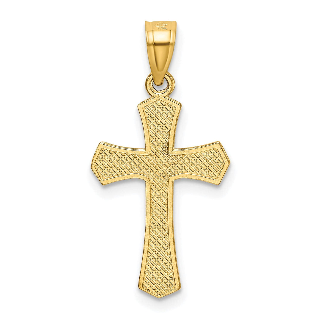 Lovely Rita's Charms & Pendants 14K Yellow Gold Classic D.C Crucifix Cross Pendant